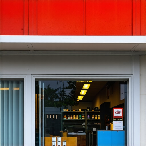 Hyperlocal Business Spotlight Storefront with local landmarks highlighting hyperlocal SEO