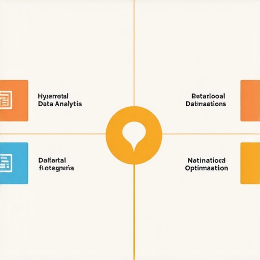 Infographic illustrating the integration of hyperlocal data analytics with Google My Business optimization strategies.