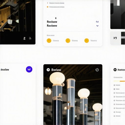 A futuristic dashboard interface showcasing analytics, multimedia, and AI insights for local SEO