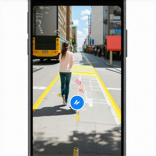 Next-Gen Local Search Tech Augmented reality map with geofencing visualization