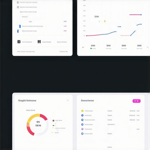Dashboard displaying GBP reviews, engagement, and ranking data