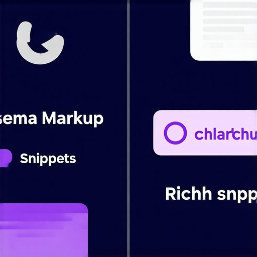 Infographic illustrating how schema markup enhances local search results with rich snippets