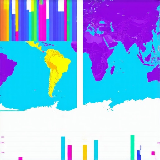 Screenshot of analytics dashboards showing local search and map data insights.
