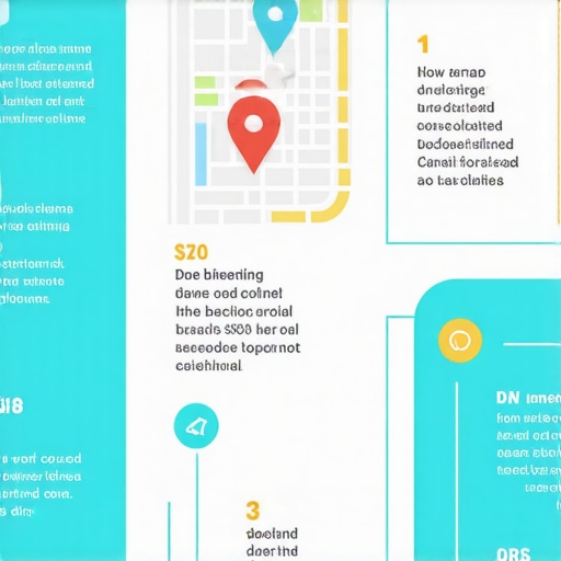 Infographic showing innovative tactics for improving Google Maps rankings in 2025.