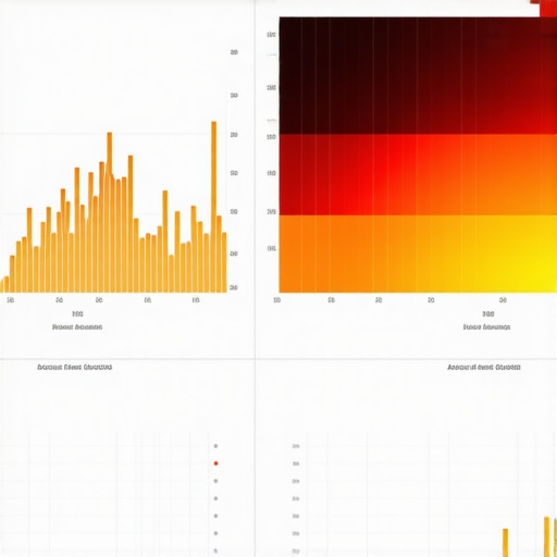 Graphical representation of local foot traffic heatmaps and analytics dashboards for SEO strategies.
