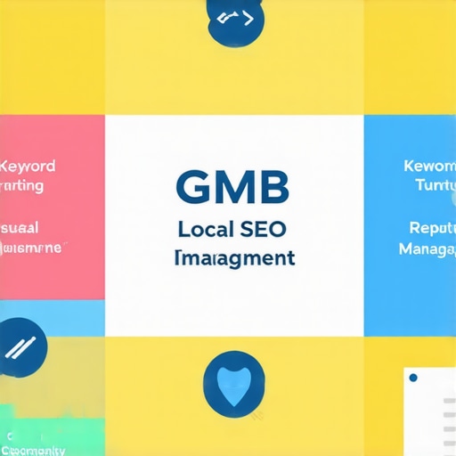 Infographic showing advanced local SEO tactics for Google My Business optimization.