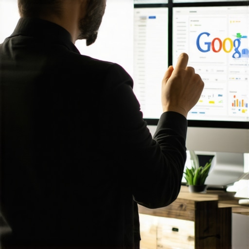Digital marketing expert reviewing Google Business Profile analytics for SEO improvements.
