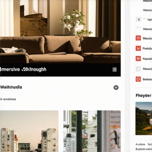 Immersive Virtual Tour in GMB Profile Business virtual tour with 3D walkthroughs and interactive media elements.