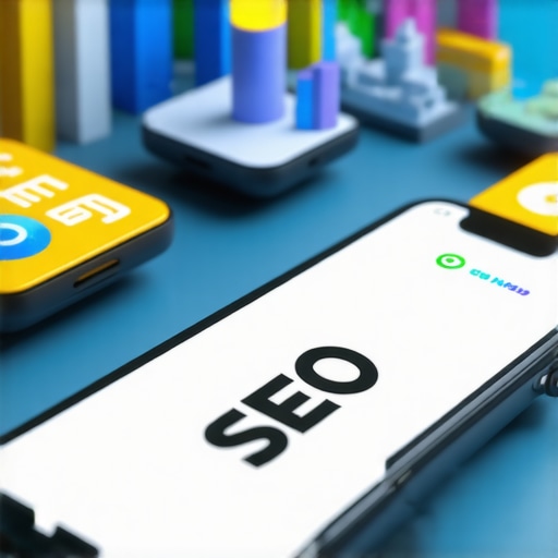 Innovative Local SEO Technologies AR glasses displaying local search data with AI interfaces.