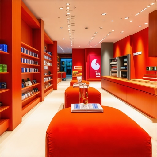 A digital rendering of a retail store's immersive virtual tour highlighting its interior