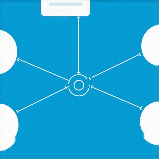 Diagram showing interconnected local businesses, backlinks, and community collaborations