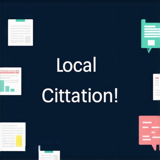 Infographic illustrating advanced local citation techniques