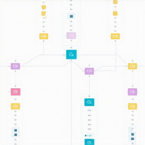 Diagram illustrating how schema markup and voice search strategies interconnect to enhance local search visibility.