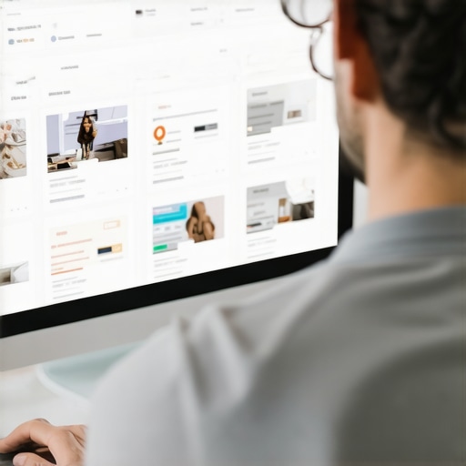 Advanced GMB Strategies Analysis SEO expert reviewing local search ranking data on a laptop