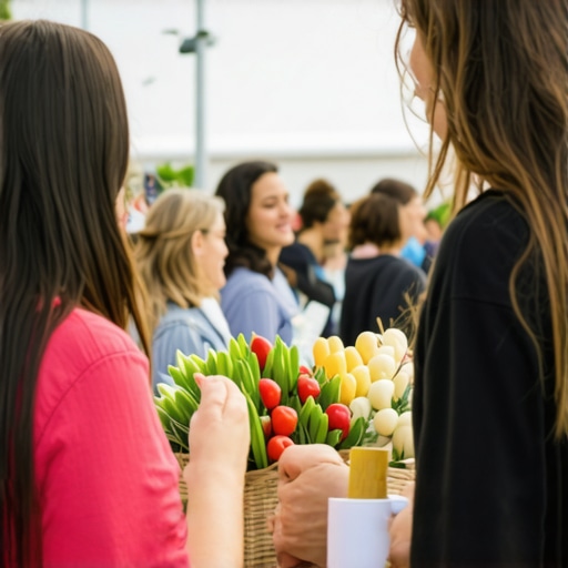 Local businesses participating in a neighborhood event, showcasing community involvement.
