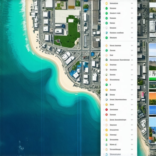 Geospatial Data and AR in Local Search Infographic showcasing geospatial analytics and AR virtual tours enhancing local SEO