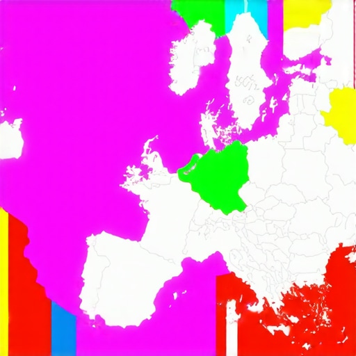 Map showing targeted neighborhoods for local SEO