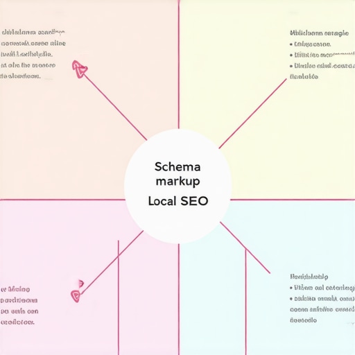Infographic illustrating advanced local SEO tactics such as structured data, multichannel integration, and algorithm monitoring.