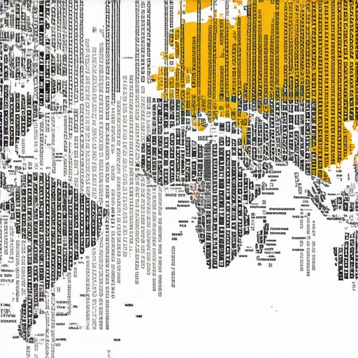 A digital map with schema markup overlay showing local business details.