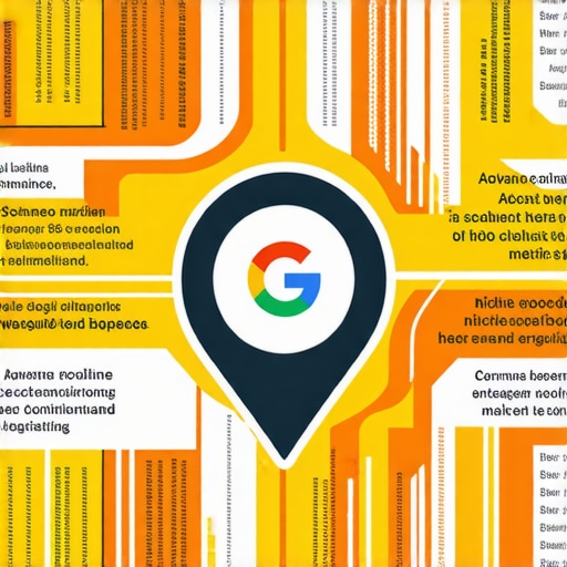 Infographic showing techniques to optimize Google Maps rankings through schema, citations, and engagement.
