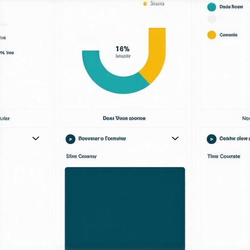 Dashboard visuals showing consumer behavior trends to inform GMB content
