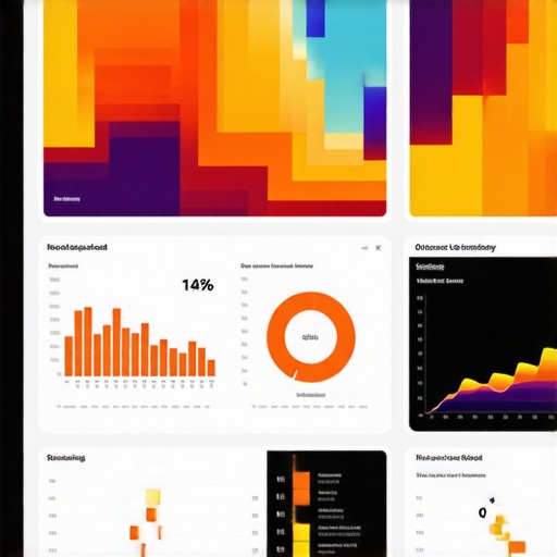 Deep Local SEO Analytics Dashboard Screenshot of a sophisticated local SEO analytics dashboard showing heatmaps and ranking trends
