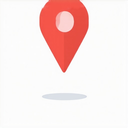 Map showing geolocation data points used for localized marketing.