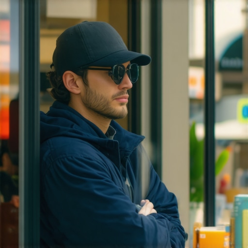 Immersive AR Experience for Local Search Business owner engaging customers with augmented reality tour of storefront