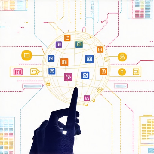 Diagram showing AI data analysis impacting local SEO efforts.