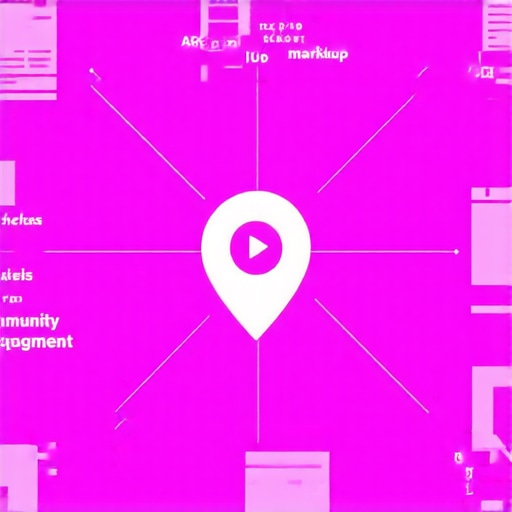 Holistic Local SEO Signal Framework Diagram showing how various local SEO signals like reviews, schema, and community involvement interconnect