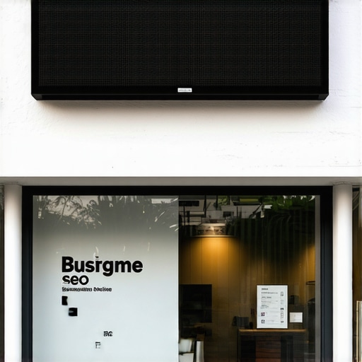 A vibrant storefront representing successful local SEO branding