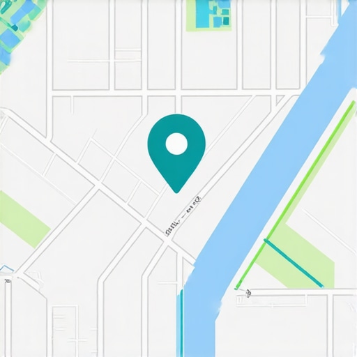 Local Map Strategy Visualization A digital map highlighting strategic neighborhoods for local SEO campaigns.