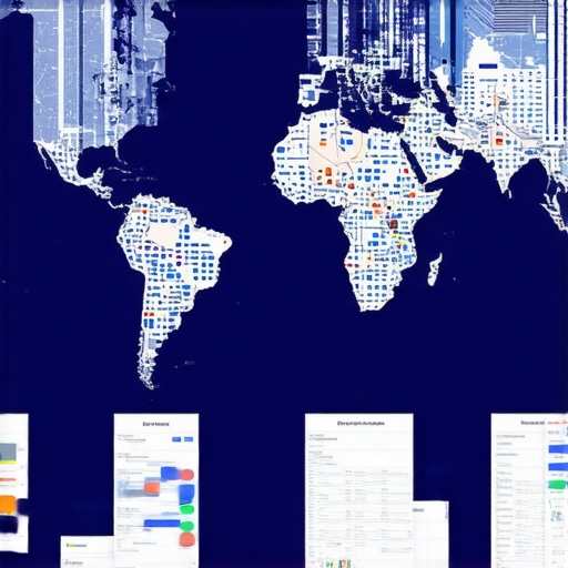 Semantic Clusters for Local SEO Dominance Diagram illustrating semantic keyword clusters and local service areas for Google Maps optimization.
