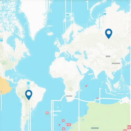 Spatial Data Visualization for Local SEO A detailed map showing neighborhood data layers and business locations